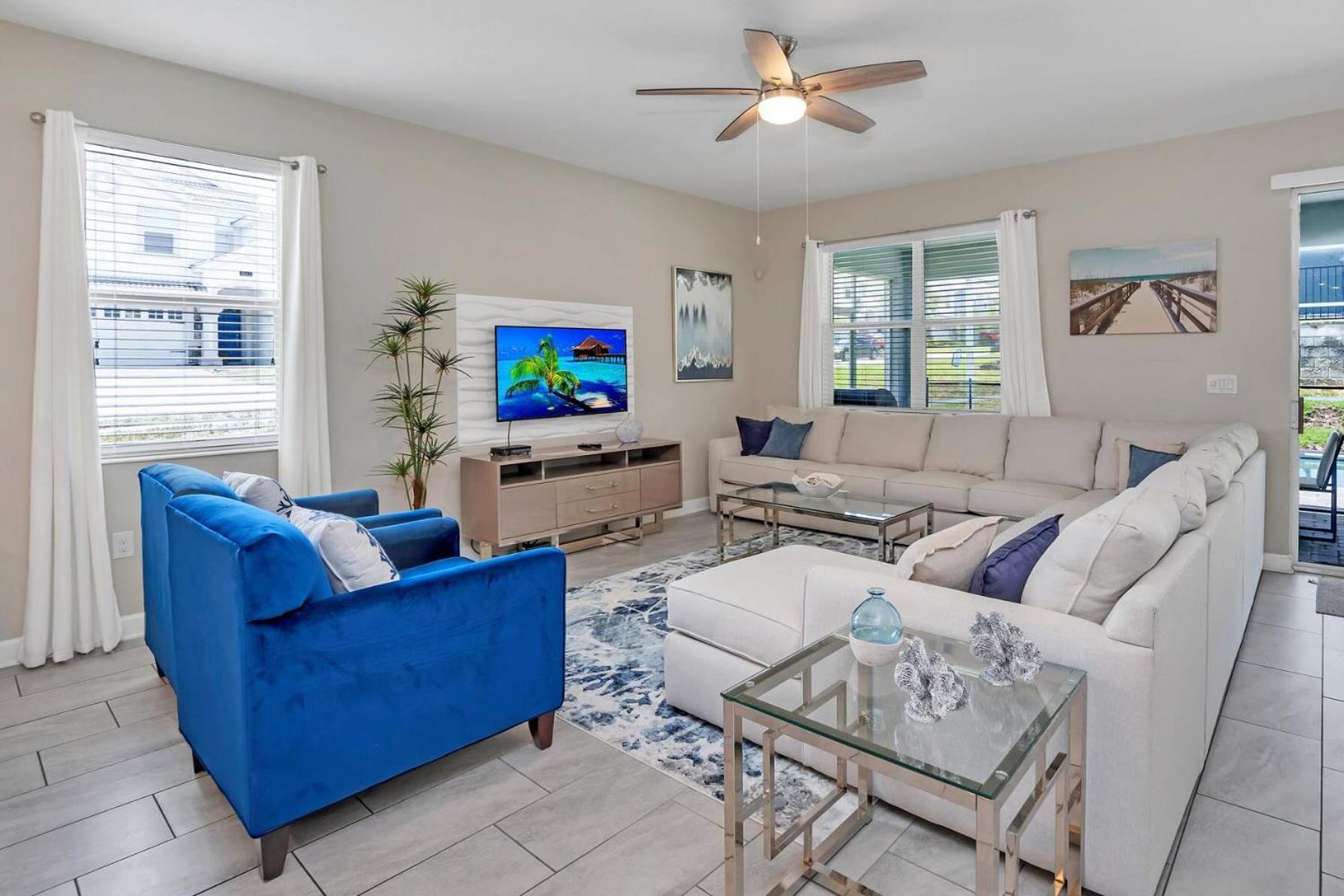8Br Luxury - Sleeps 22 - Near Disney With Pool & Hot Tub! 대번포트 외부 사진